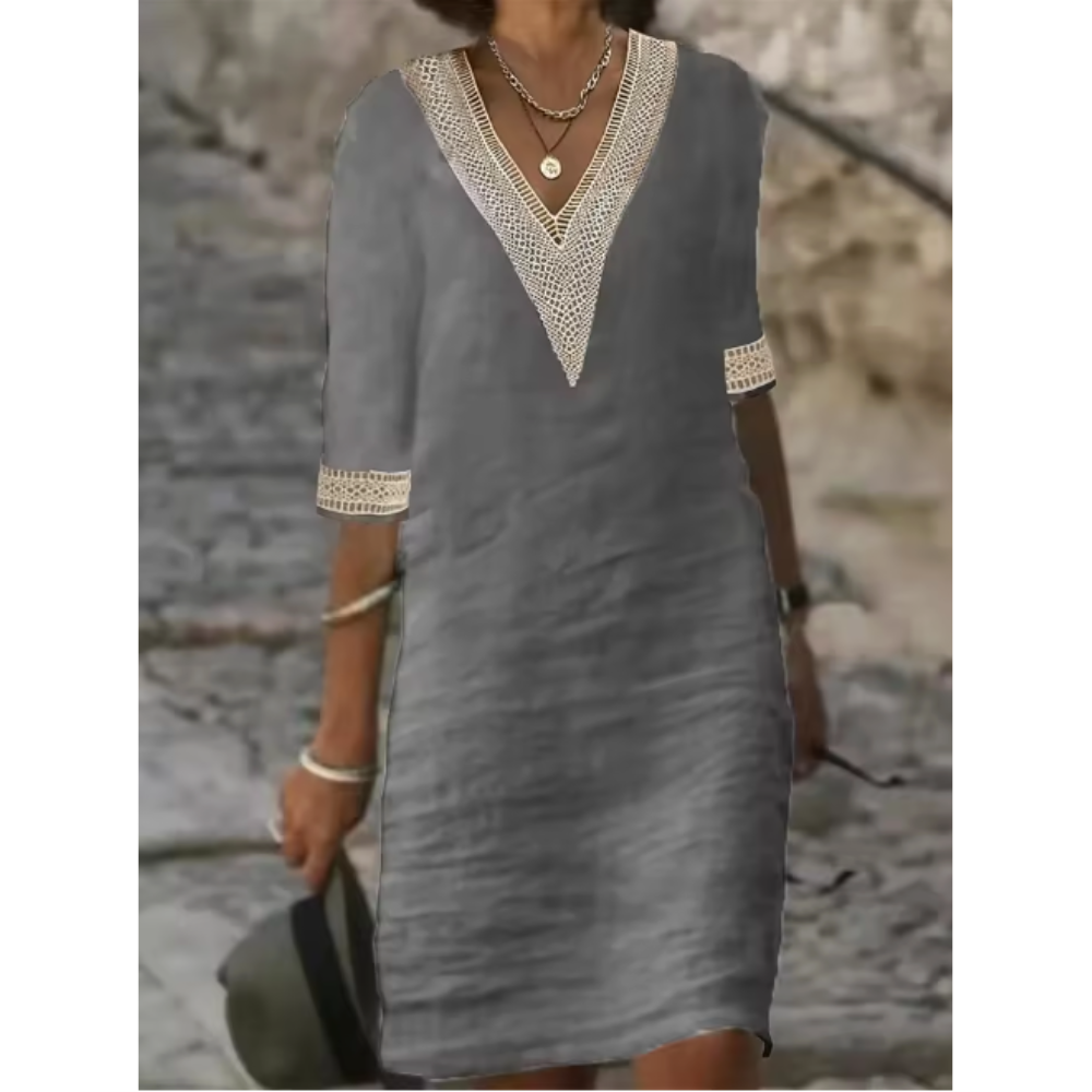 Evelyn – Breathable Embroidered Dress