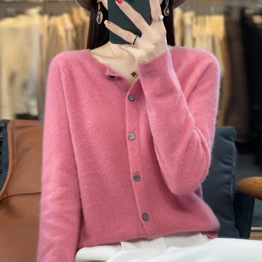 Anna - Elegant cashmere Cardigan