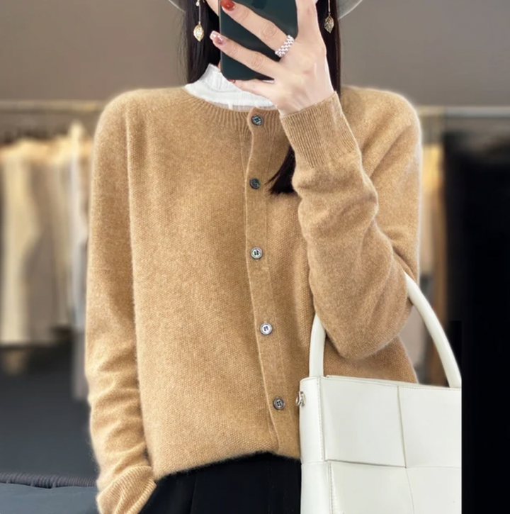 Anna - Elegant cashmere Cardigan